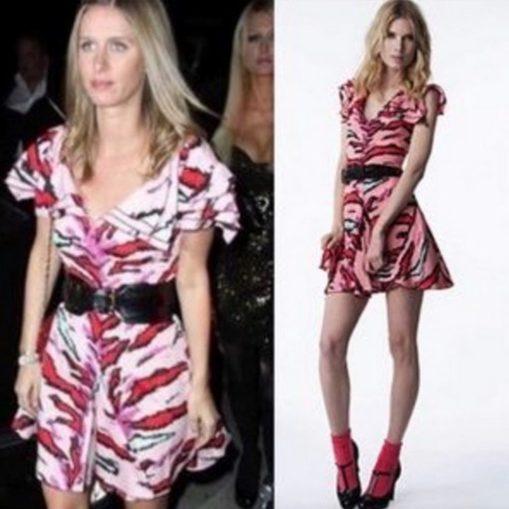 Zac Posen for Target Printed Dress NWT XL. Very Fitted. Fits like a M